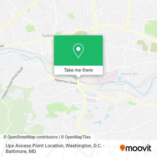 Ups Access Point Location map
