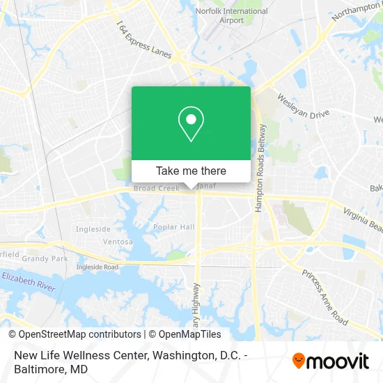 New Life Wellness Center map