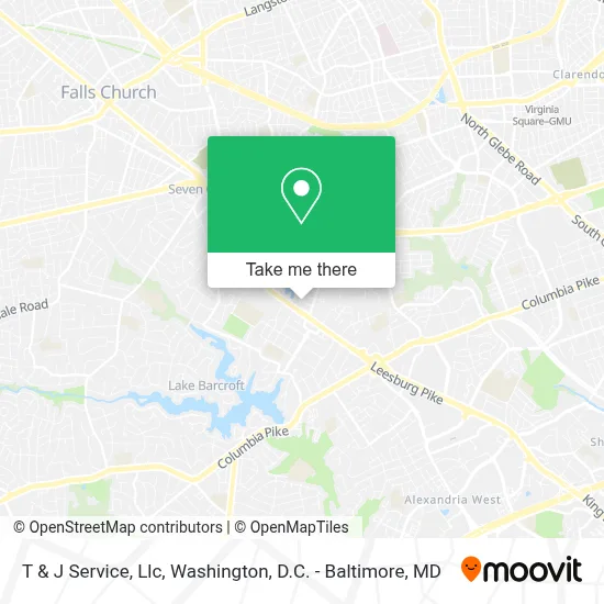 T & J Service, Llc map