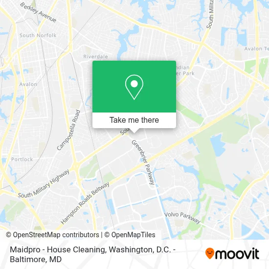 Maidpro - House Cleaning map