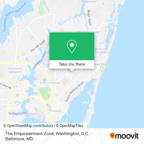 The Empowerment Zone map