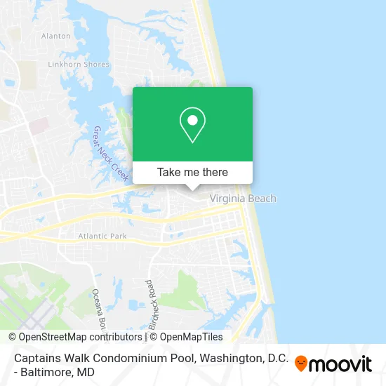 Captains Walk Condominium Pool map