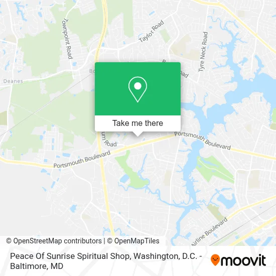 Peace Of Sunrise Spiritual Shop map