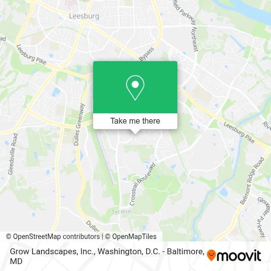 Grow Landscapes, Inc. map