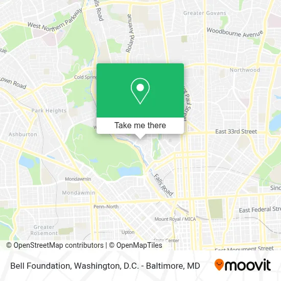 Bell Foundation map