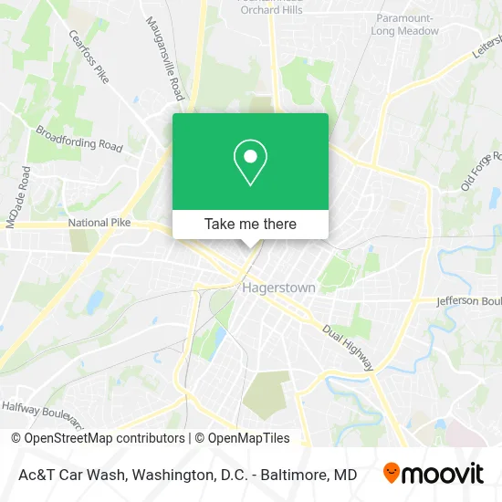 Ac&T Car Wash map