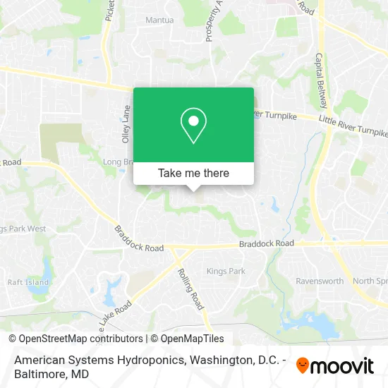 American Systems Hydroponics map