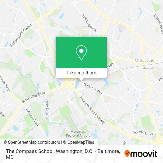 The Compass School map
