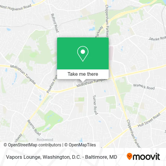 Vapors Lounge map