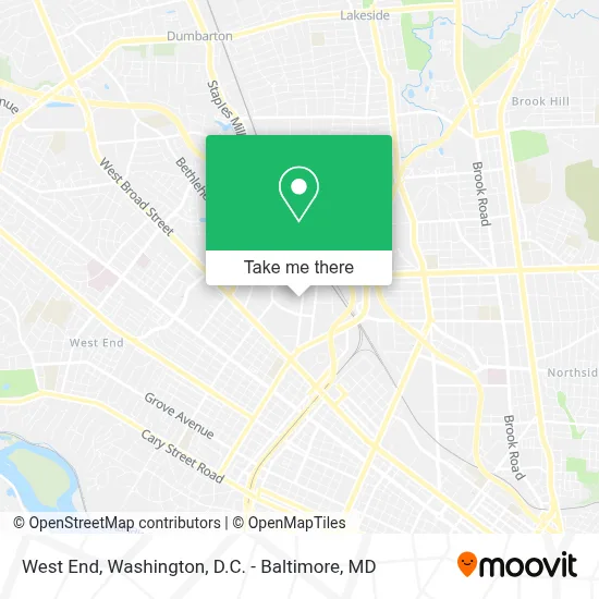 West End map