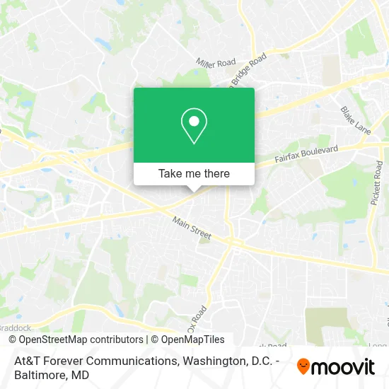 At&T Forever Communications map