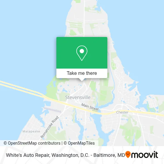 White's Auto Repair map