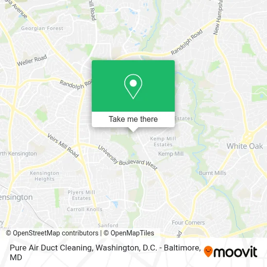 Pure Air Duct Cleaning map