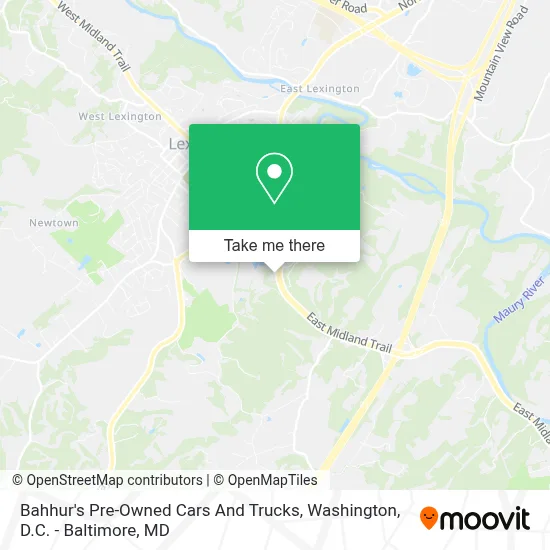 Bahhur's Pre-Owned Cars And Trucks map