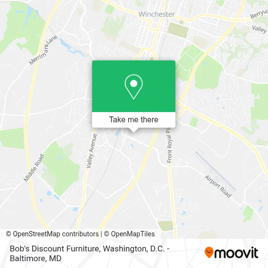 Bob's Discount Furniture map