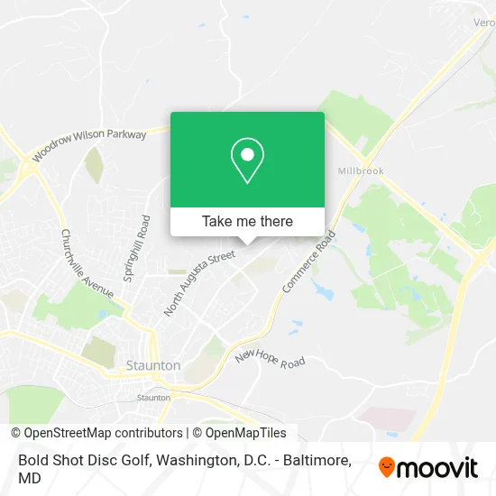 Bold Shot Disc Golf map