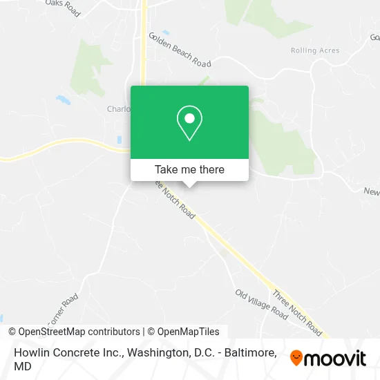 Howlin Concrete Inc. map