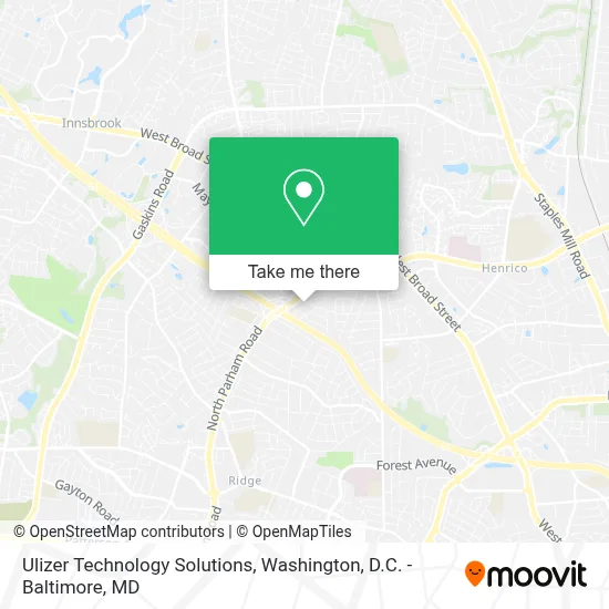 Ulizer Technology Solutions map