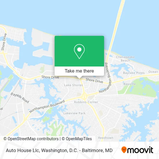 Auto House Llc map