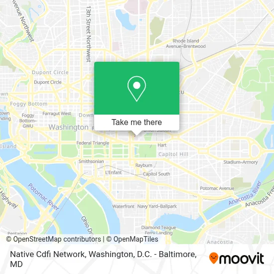 Native Cdfi Network map