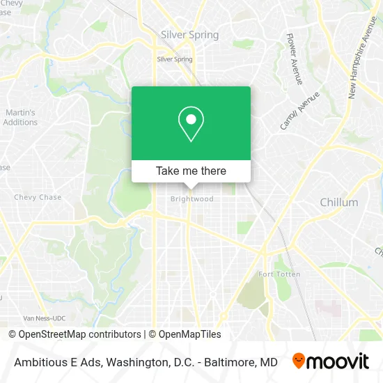Ambitious E Ads map