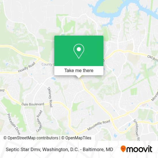 Septic Star Dmv map