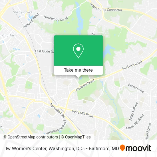 Iw Women's Center map