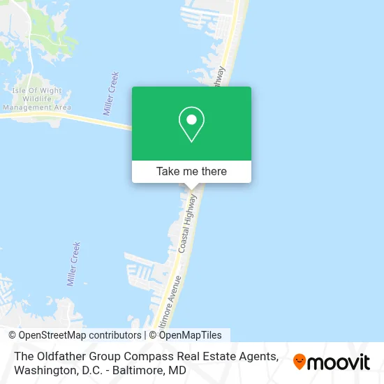 The Oldfather Group Compass Real Estate Agents map