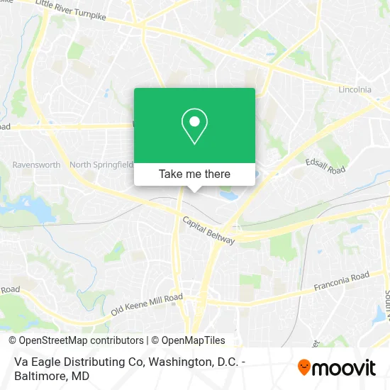 Va Eagle Distributing Co map