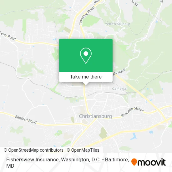 Fishersview Insurance map