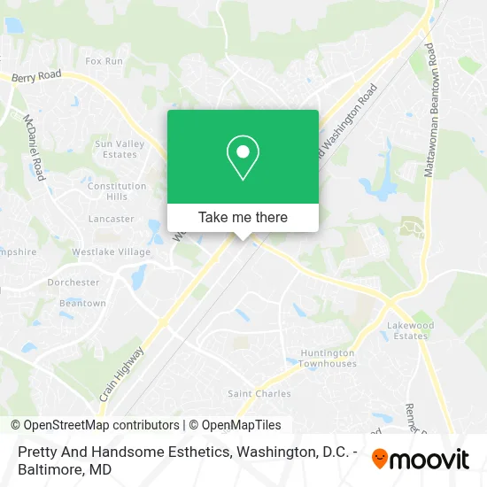 Pretty And Handsome Esthetics map