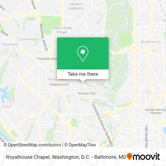 Royalhouse Chapel map