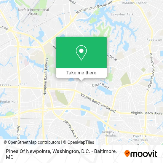 Pines Of Newpointe map