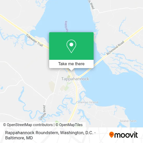 Rappahannock Roundstern map