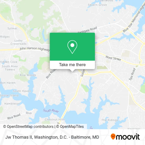 Jw Thomas II map
