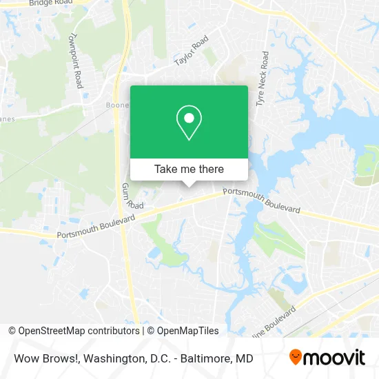 Wow Brows! map