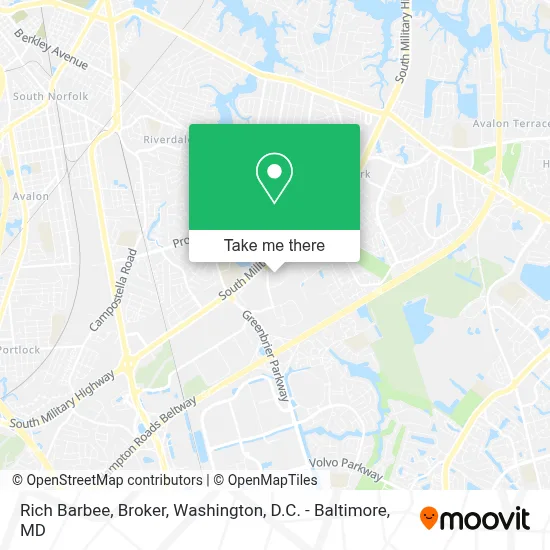 Rich Barbee, Broker map