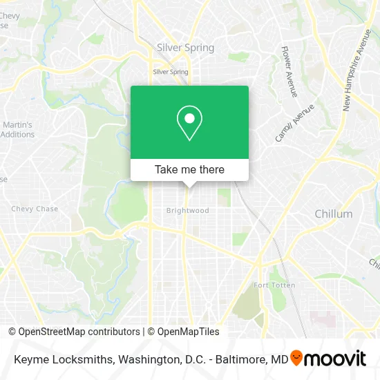 Keyme Locksmiths map
