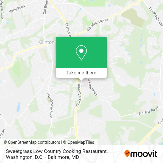 Sweetgrass Low Country Cooking Restaurant map