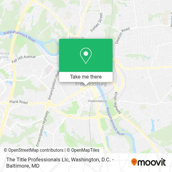The Title Professionals Llc map