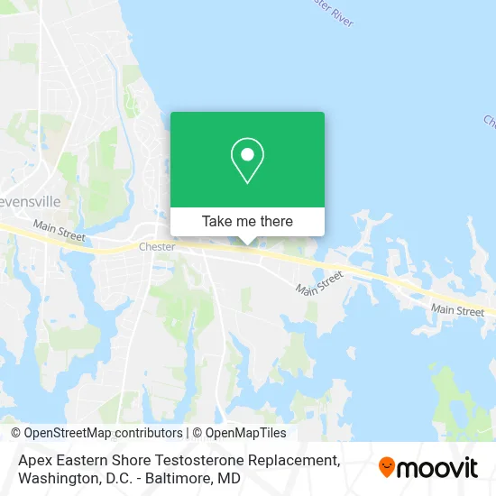 Apex Eastern Shore Testosterone Replacement map
