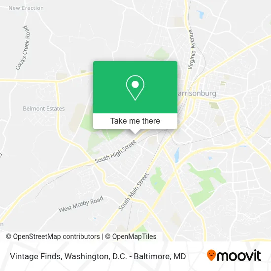 Vintage Finds map