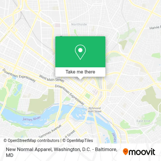 New Normal Apparel map