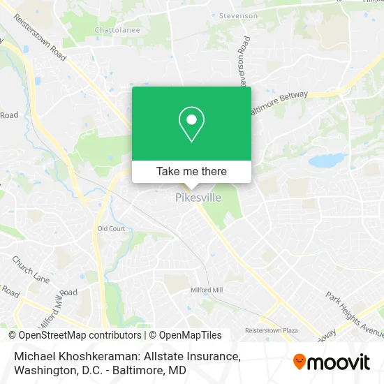 Michael Khoshkeraman: Allstate Insurance map