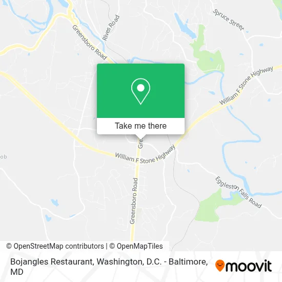 Bojangles Restaurant map