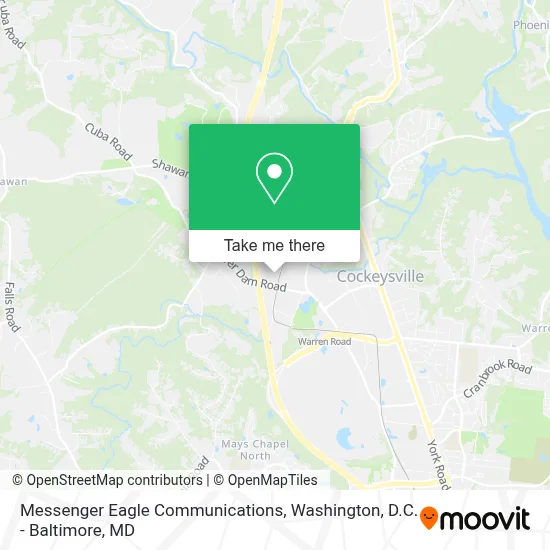 Messenger Eagle Communications map
