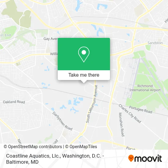 Coastline Aquatics, Llc. map