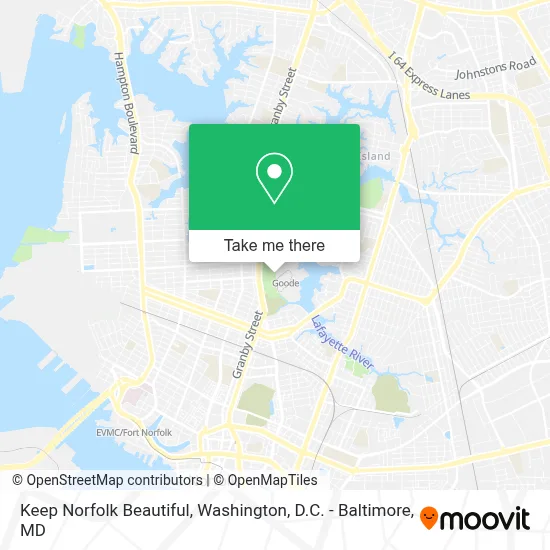 Keep Norfolk Beautiful map