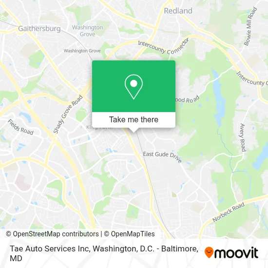 Tae Auto Services Inc map