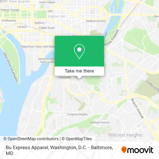 Bu Express Apparel map